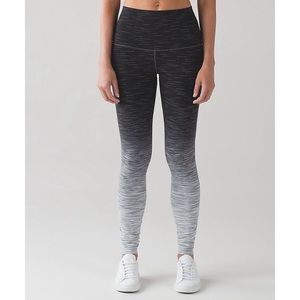 Lululemon Wunder Under Ombré Melange Hi Rise Tight